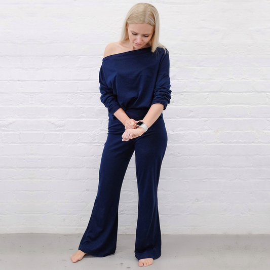 Amy Navy Loungewear Set