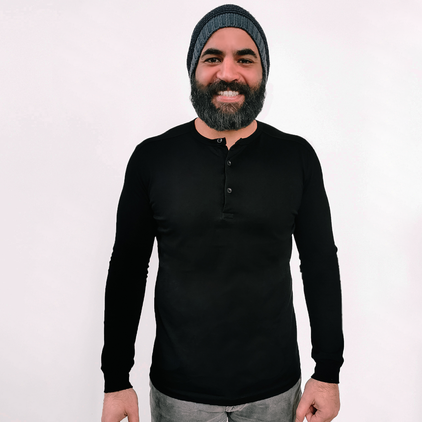 Joe Long-Sleeved Henley Shirt