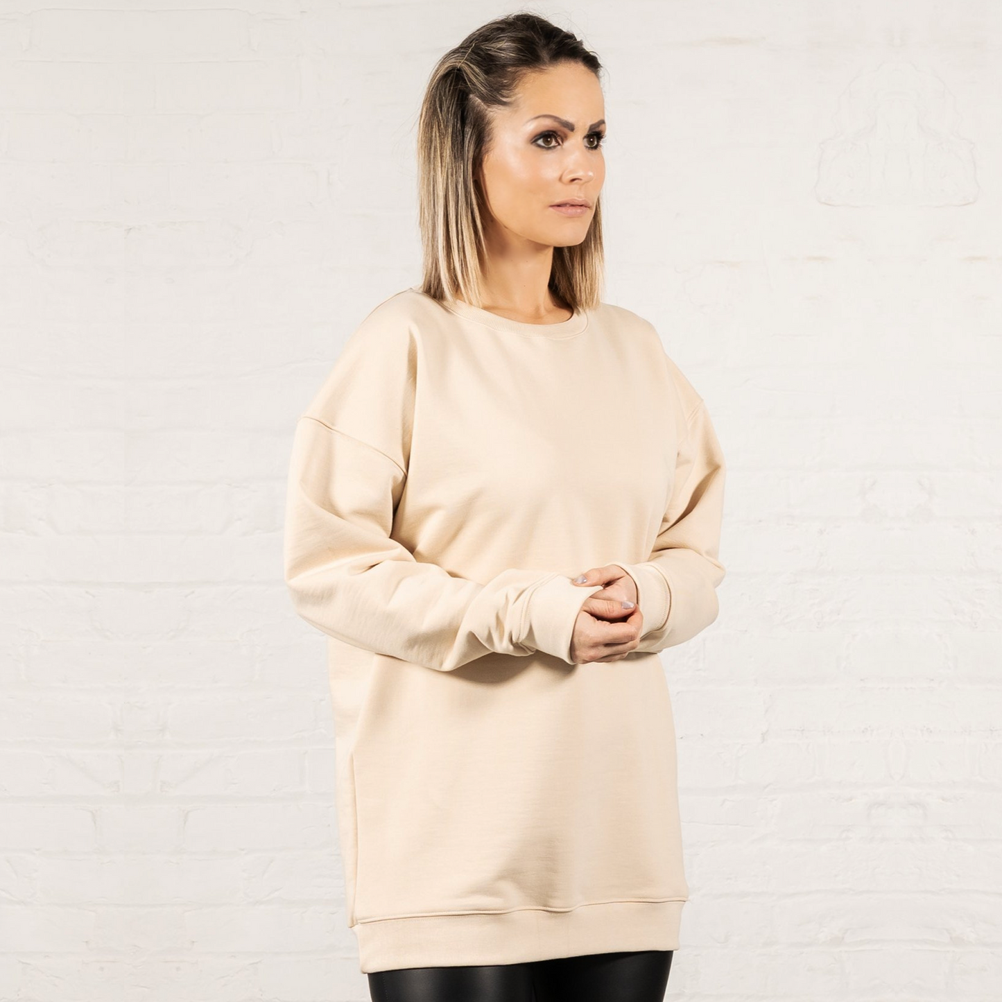 Blake Dropped Shoulder Crewneck Sweatshirt