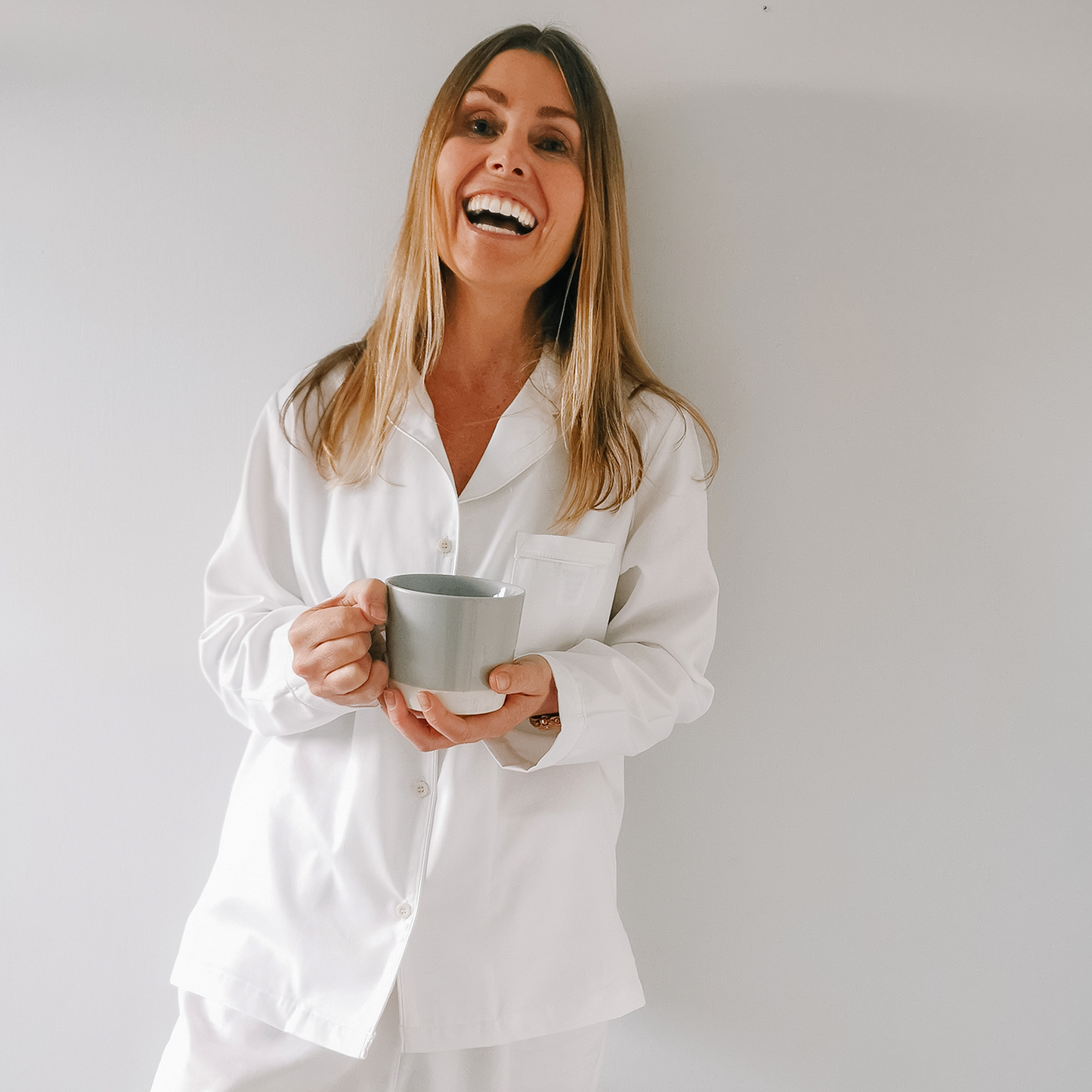 Laura Women's Woven Pyjama Shirt