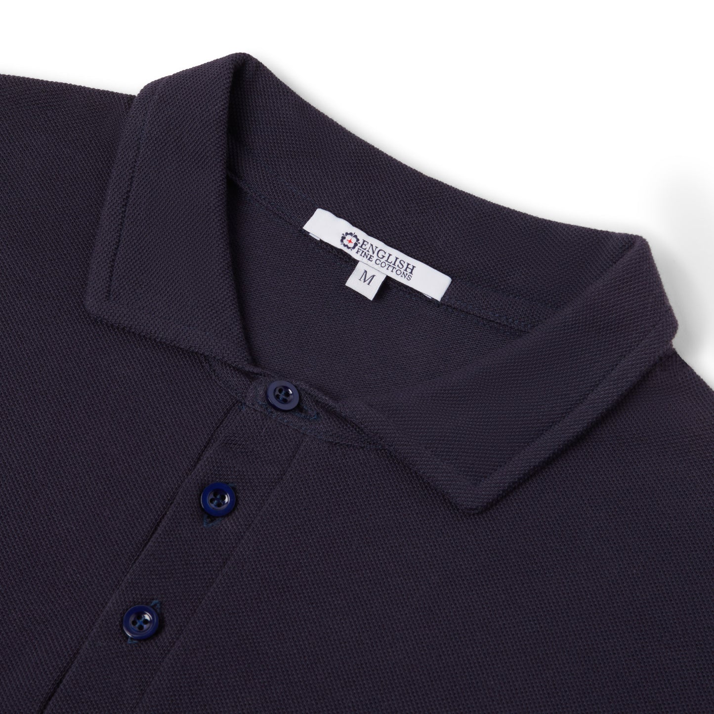 George Pique Long Sleeve Polo Shirt