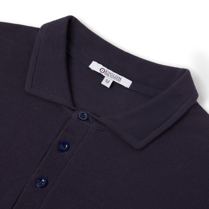 George Fine Knit Long-sleeved Midweight Polo Shirt