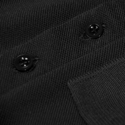 George Fine Knit Long-sleeved Midweight Polo Shirt