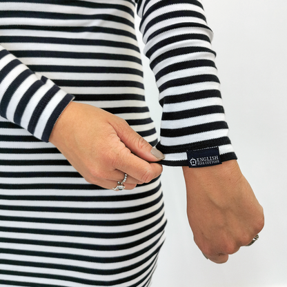 Lucy Stripe Fitted Lightweight Midi Dress