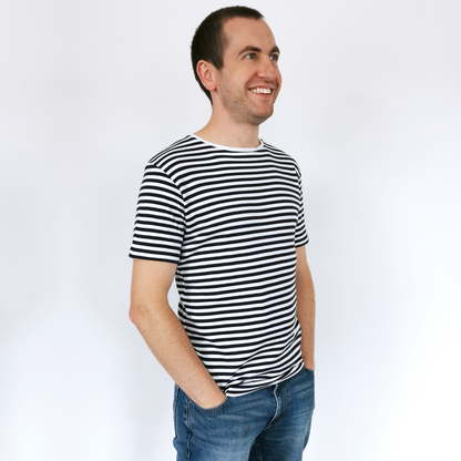 Davey Stripe Slim Fit Lightweight T-Shirt