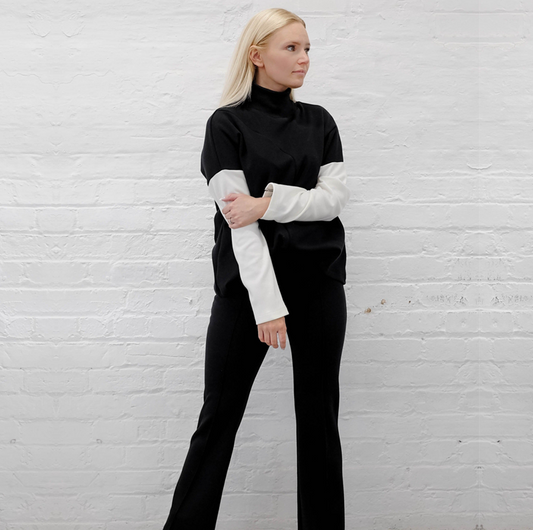 Emily Flared Jersey Trousers